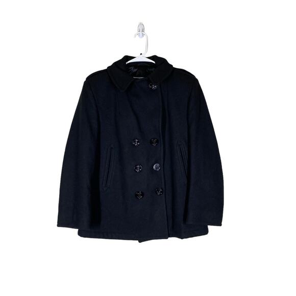 Sterlingwear Anchor Collection Military Navy Wool Blend Peacoat Size 12 SHORT - Picture 2 of 14